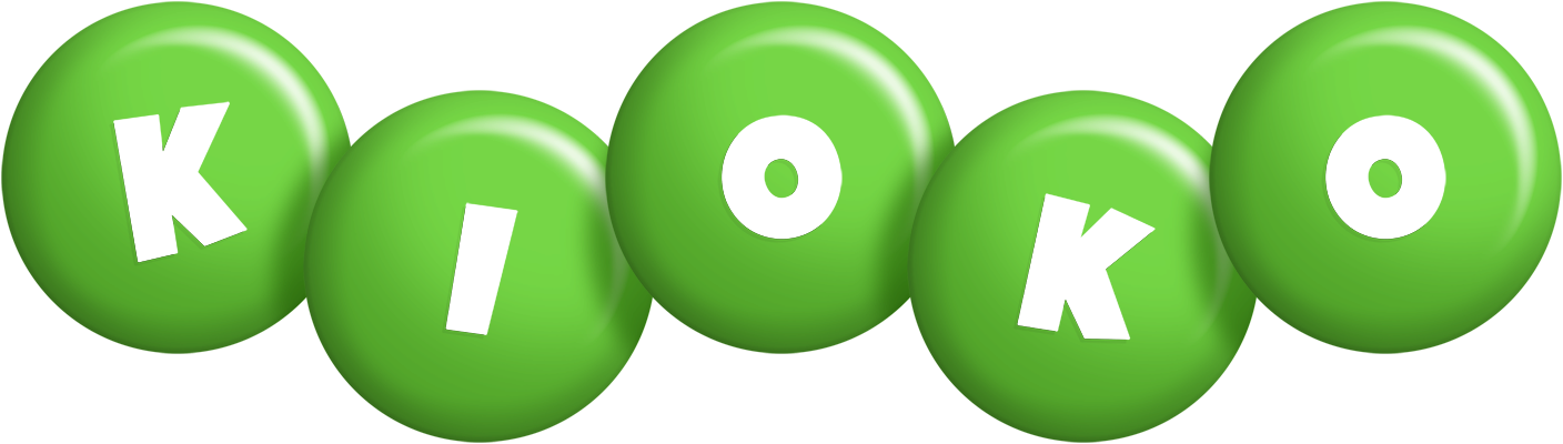 Kioko candy-green logo