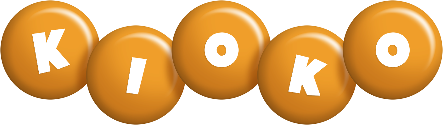 Kioko candy-orange logo