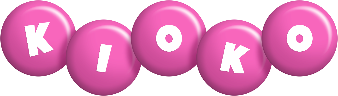Kioko candy-pink logo