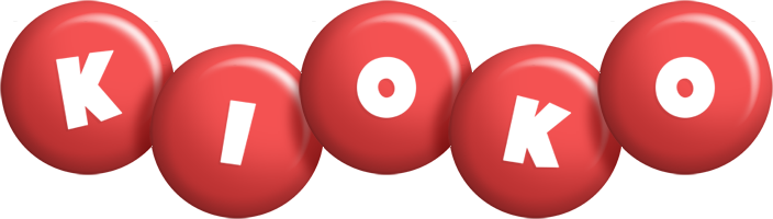 Kioko candy-red logo