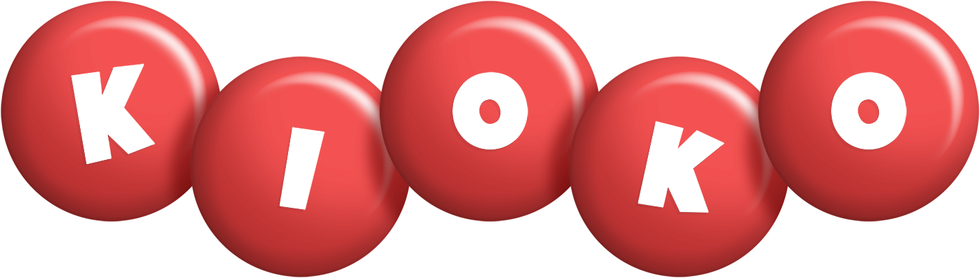 Kioko candy-red logo