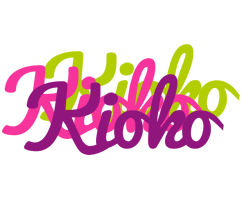 Kioko flowers logo