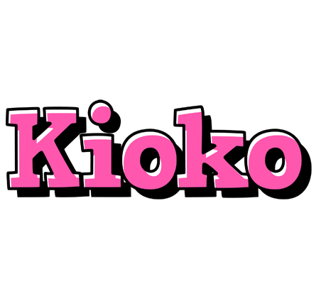 Kioko girlish logo