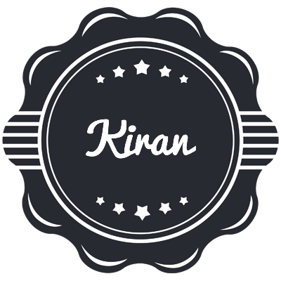 Kiran badge logo
