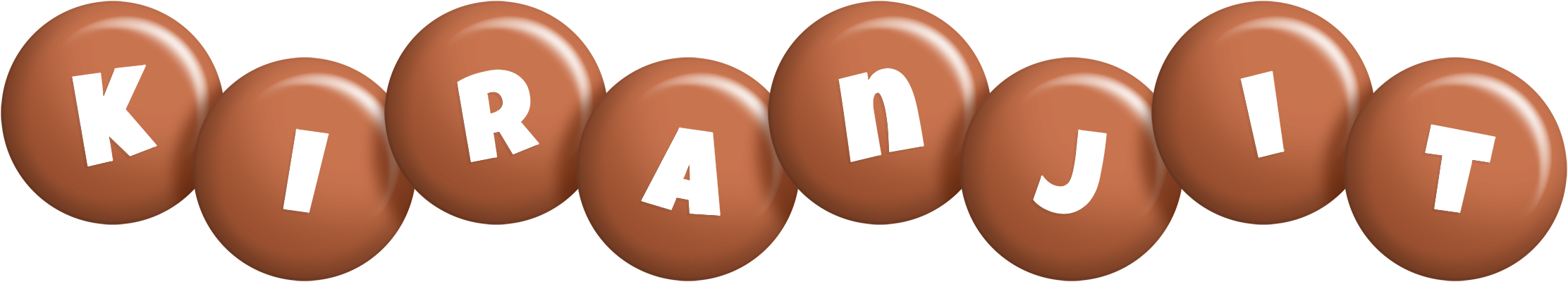 Kiranjit candy-brown logo