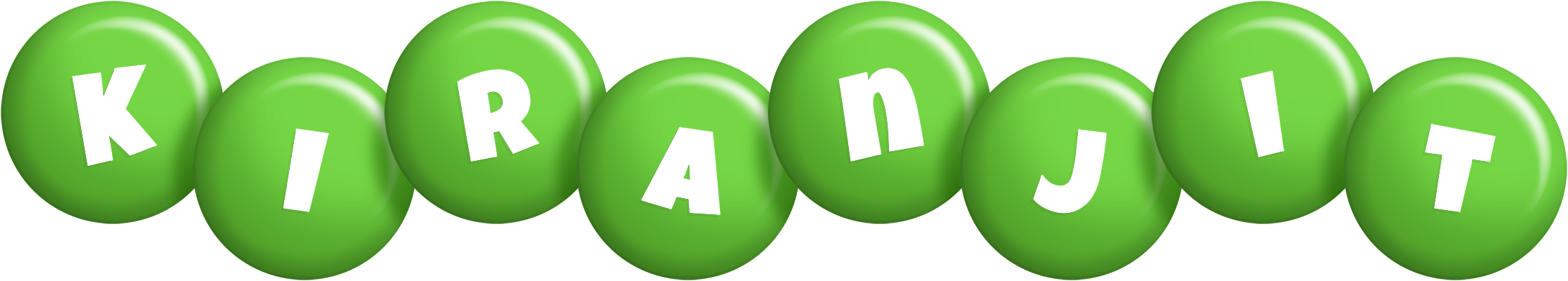 Kiranjit candy-green logo