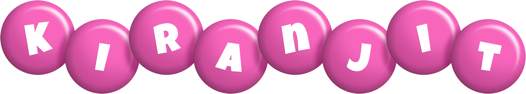 Kiranjit candy-pink logo