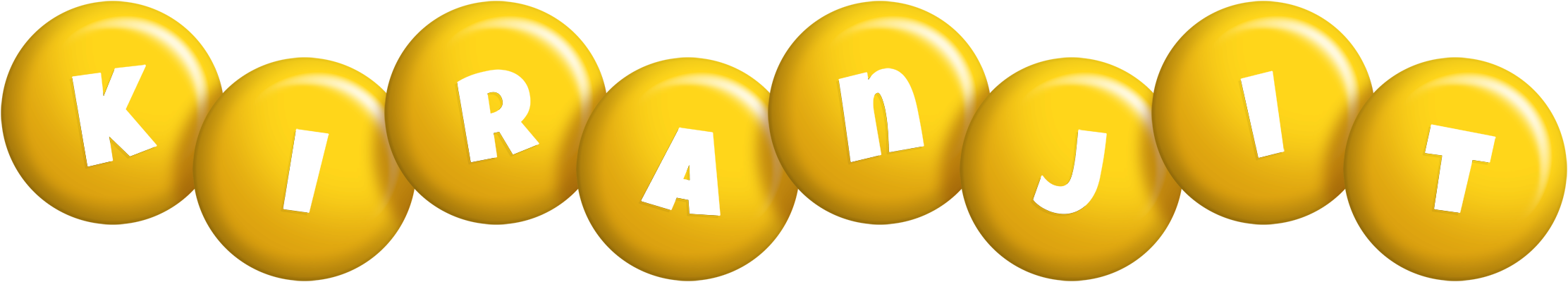 Kiranjit candy-yellow logo
