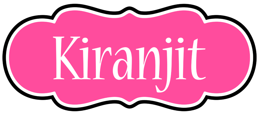 Kiranjit invitation logo