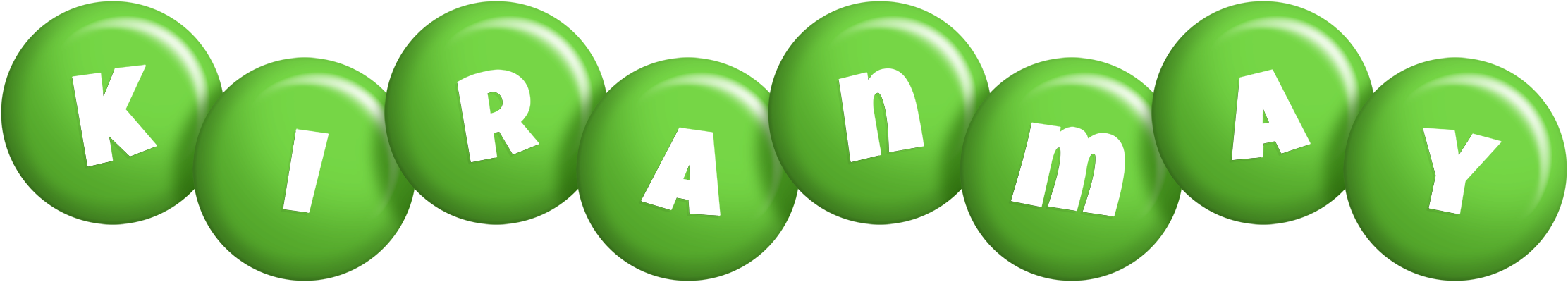 Kiranmay candy-green logo