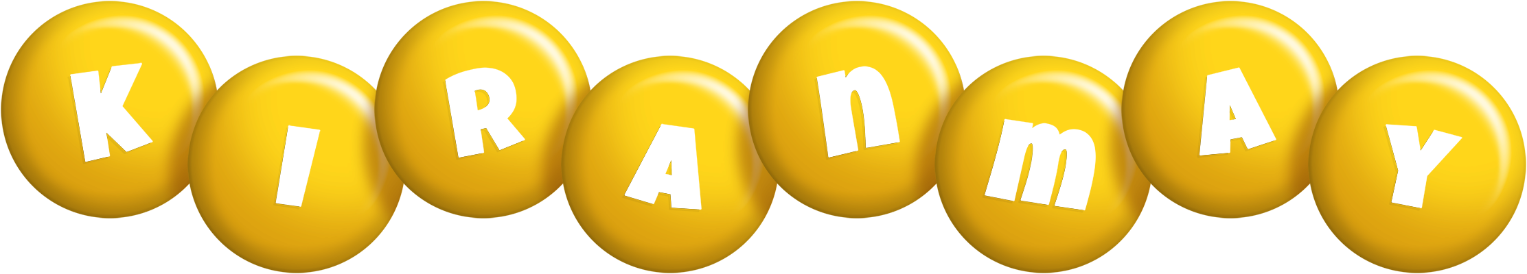 Kiranmay candy-yellow logo