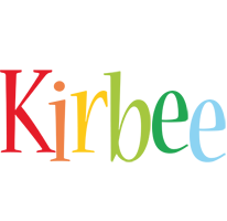 Kirbee birthday logo