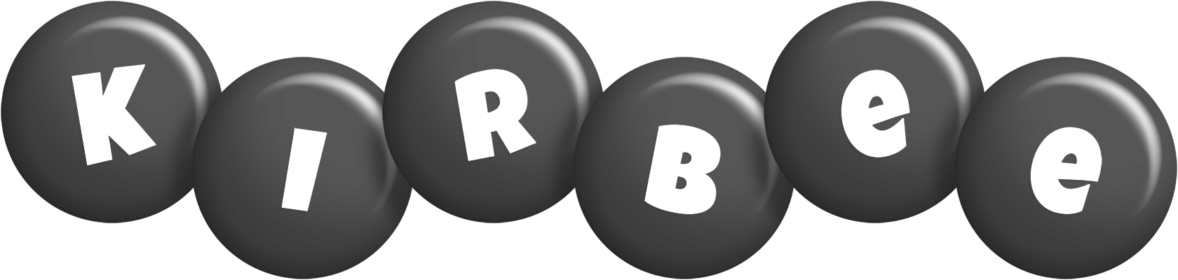 Kirbee candy-black logo