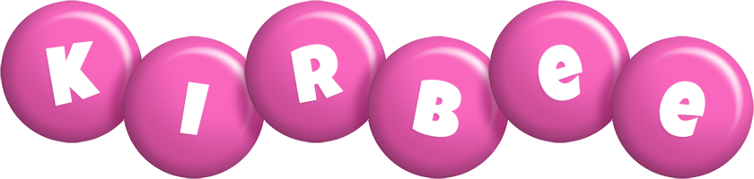 Kirbee candy-pink logo