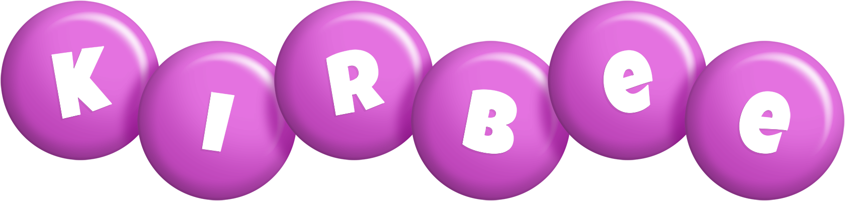 Kirbee candy-purple logo