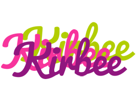 Kirbee flowers logo