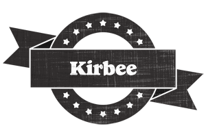 Kirbee grunge logo