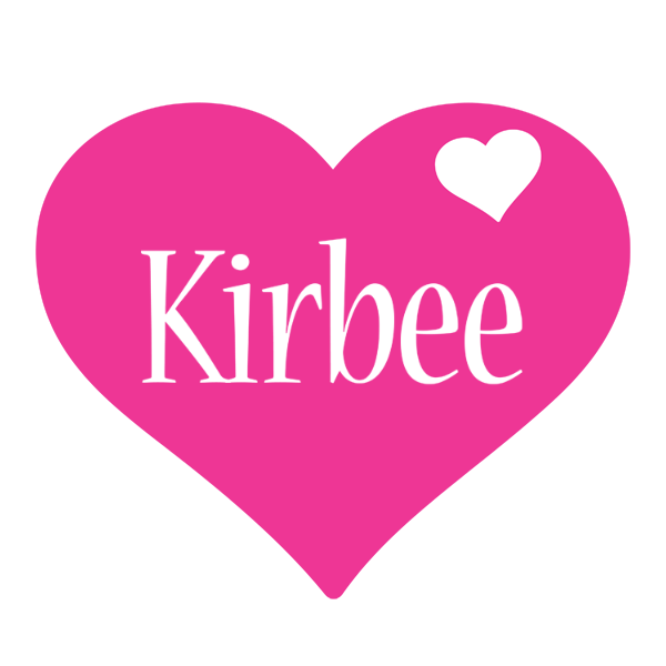 Kirbee love-heart logo