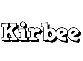 Kirbee snowing logo