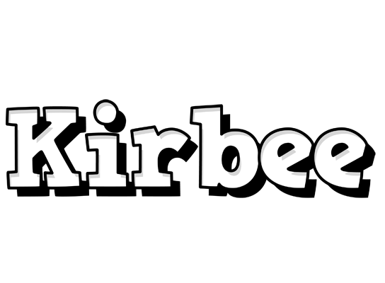Kirbee snowing logo