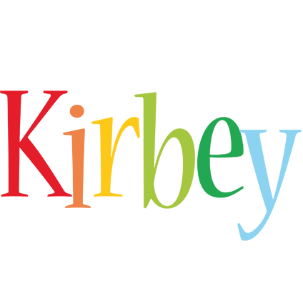 Kirbey birthday logo