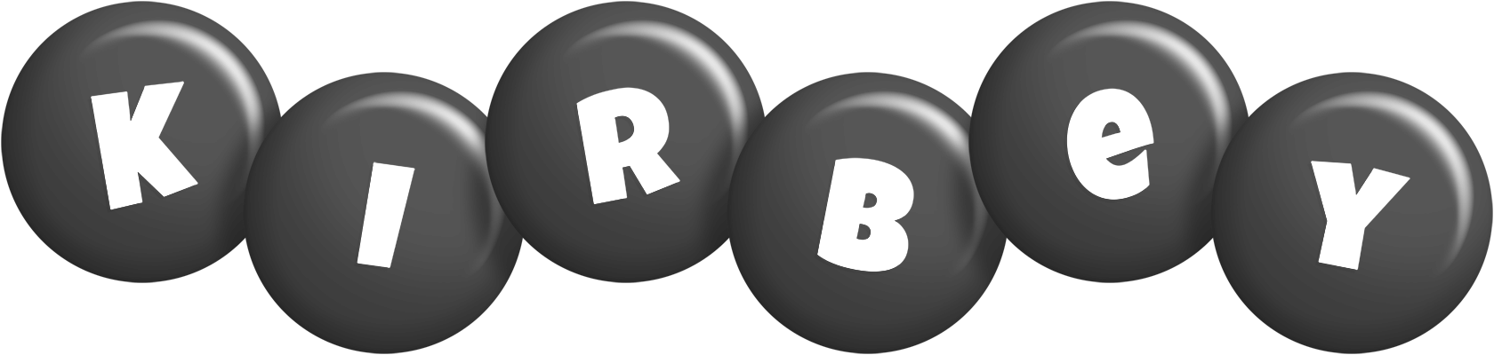 Kirbey candy-black logo