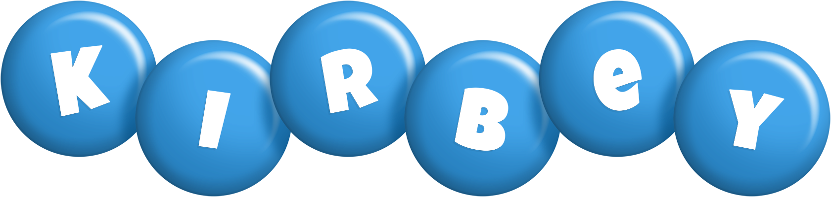 Kirbey candy-blue logo