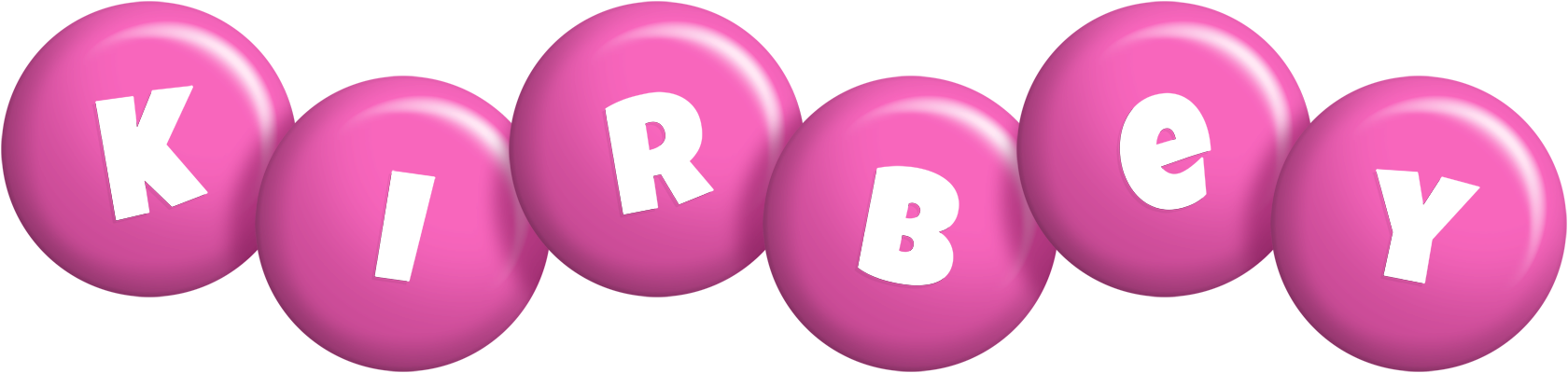 Kirbey candy-pink logo