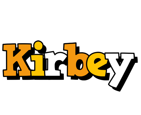 Kirbey cartoon logo