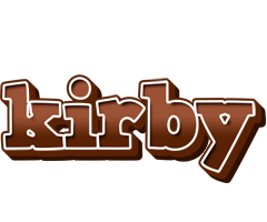 Kirby brownie logo