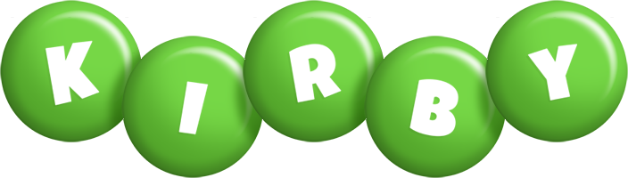 Kirby candy-green logo