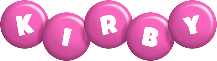 Kirby candy-pink logo
