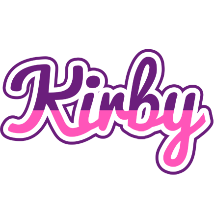 Kirby cheerful logo