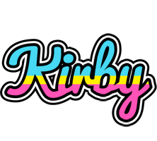 Kirby circus logo