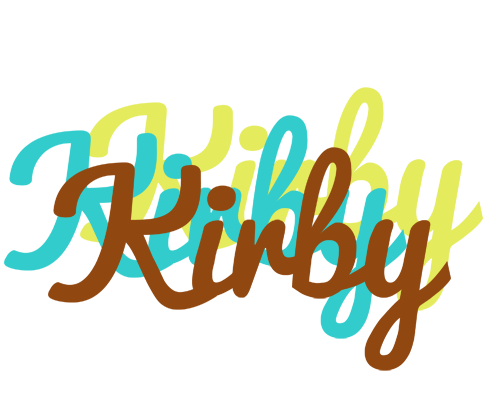 Kirby cupcake logo