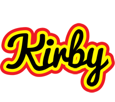 Kirby flaming logo