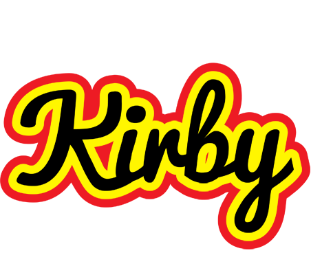 Kirby flaming logo