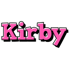 Kirby girlish logo