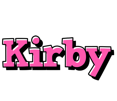Kirby girlish logo