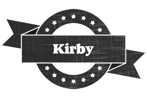 Kirby grunge logo