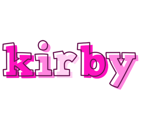 Kirby hello logo
