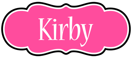 Kirby invitation logo