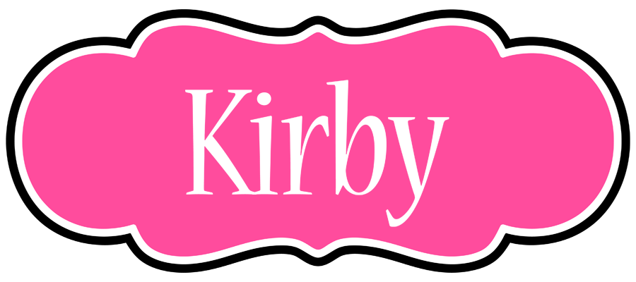 Kirby invitation logo