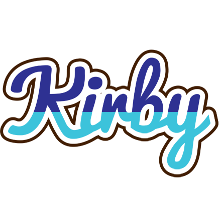 Kirby raining logo