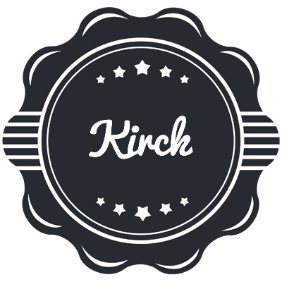 Kirck badge logo