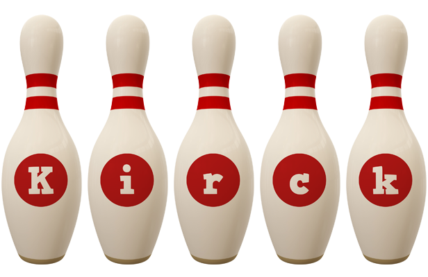Kirck bowling-pin logo