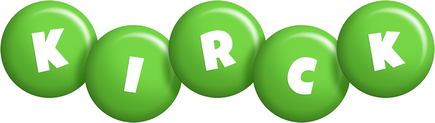 Kirck candy-green logo