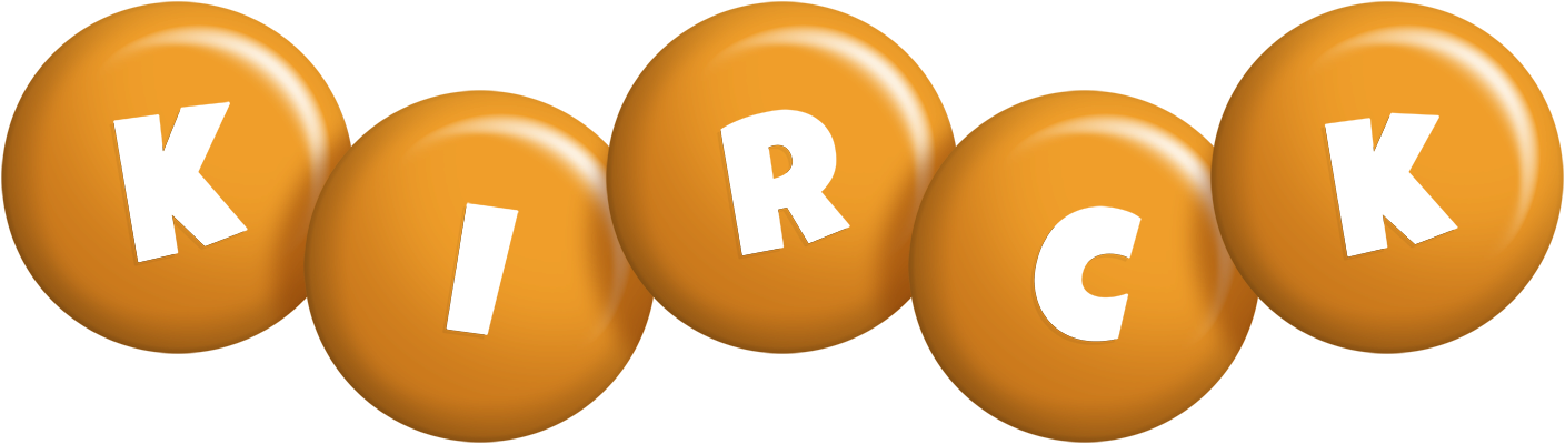 Kirck candy-orange logo