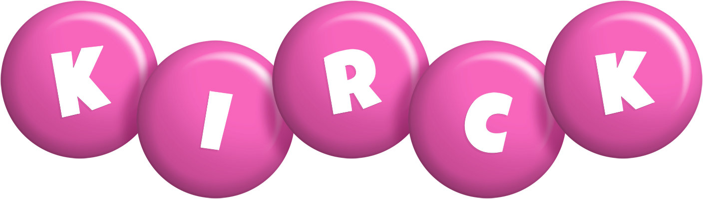 Kirck candy-pink logo