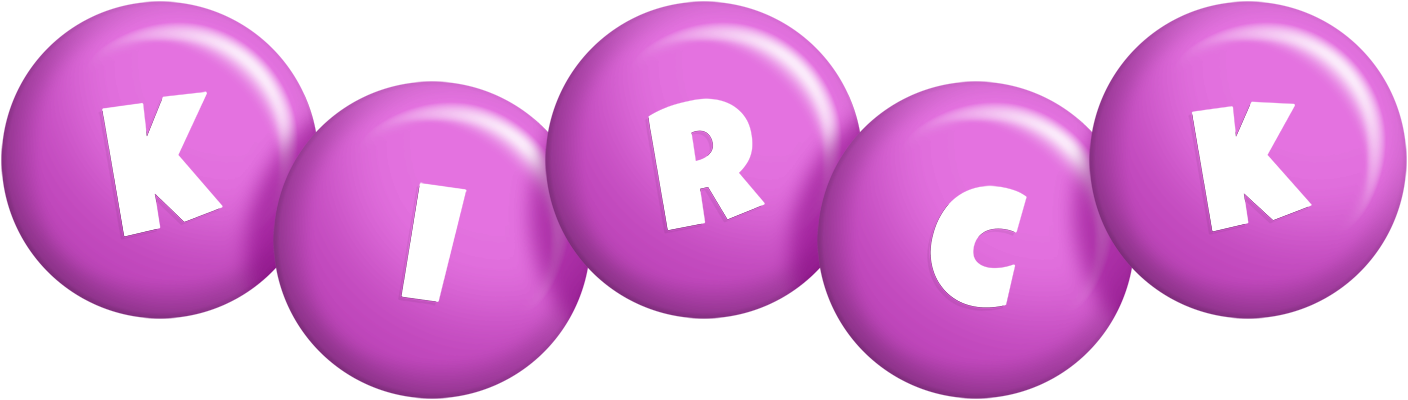 Kirck candy-purple logo
